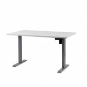 Office elektrisk hæve sænkebord Operator II 70x140cm, alu stel - Hvid