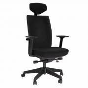 Manager Soft kontorstol uden armlæn ergonomisk - sort