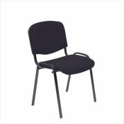 Office Comfort Basic stol med sortlakeret stel - Sort