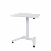 Office Compact Slim hæve sænkebord bord 50x77 cm - Hvid