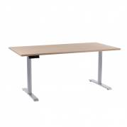 Office EP 3000 hæve sænkebord - Decor laminat 80x160 cm - Eg bordplade