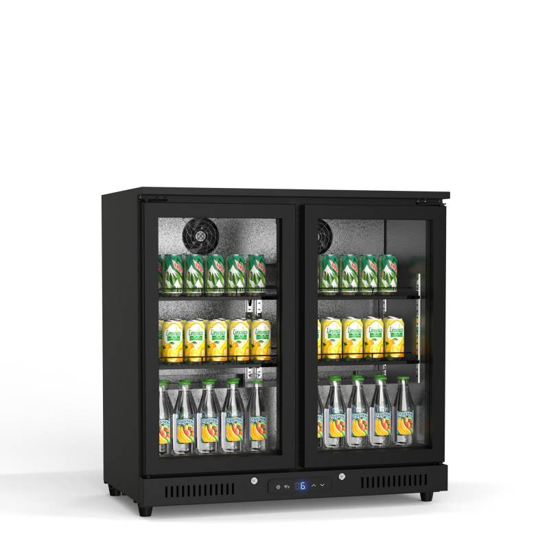 Bark&oslash;leskab INLUX INBTC-210FC 183 liter sort