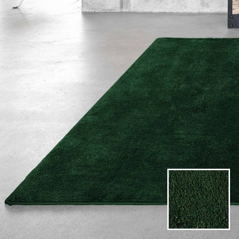 Epoca Moss t&aelig;ppe 170x230cm med h&oslash;j luv gr&oslash;n