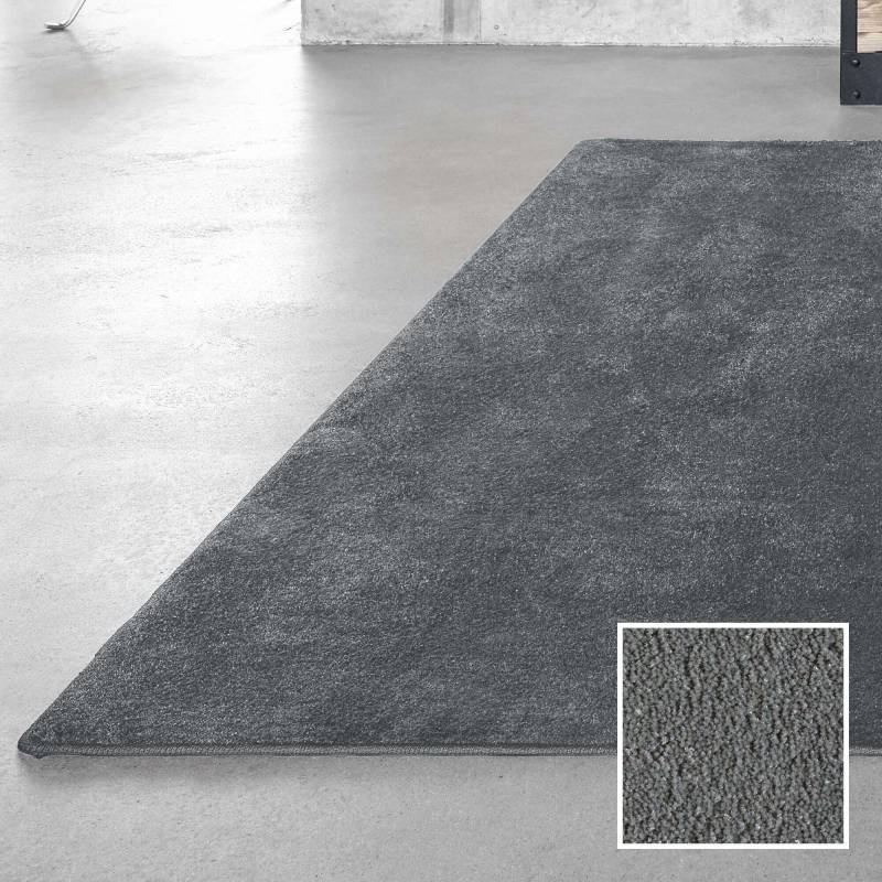 Epoca Moss t&aelig;ppe 170x230cm med h&oslash;j luv gr&aring;