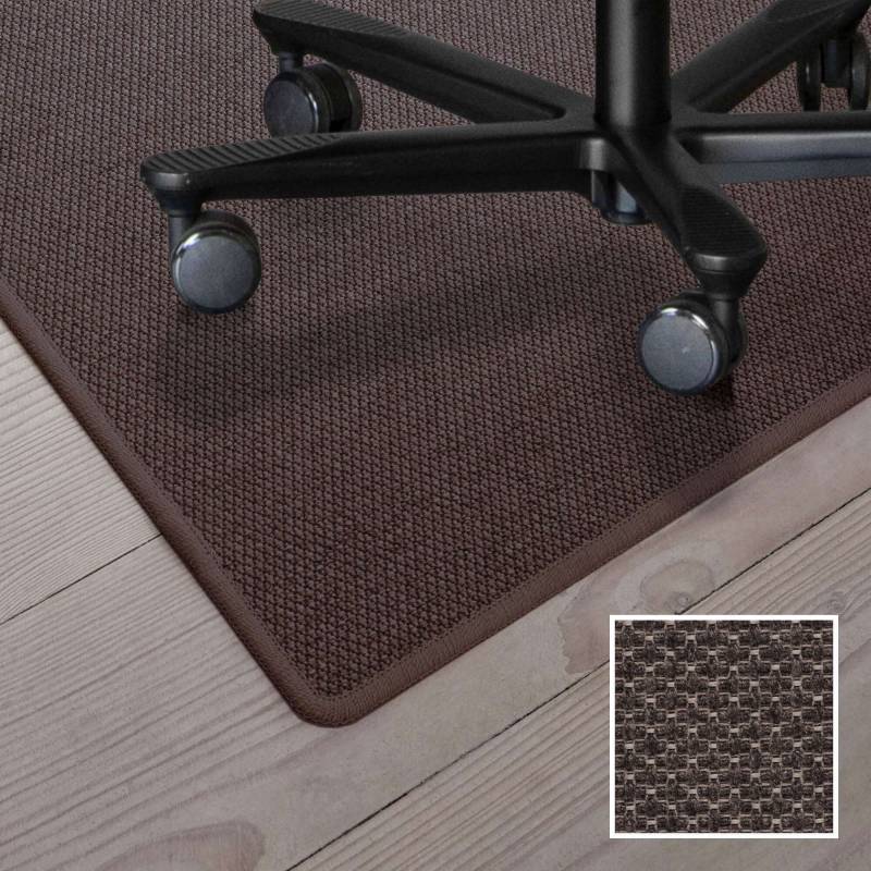 Stoleunderlag t&aelig;ppe 120x180cm brun