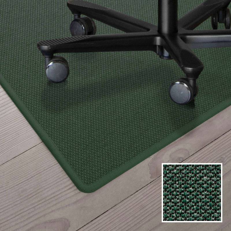 Stoleunderlag t&aelig;ppe 120x180cm gr&oslash;n