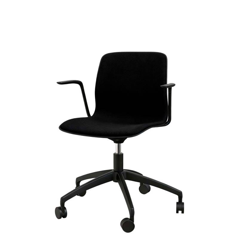 Reflect ergonomisk elevstol med s&aelig;depolster og arml&aelig;n sort