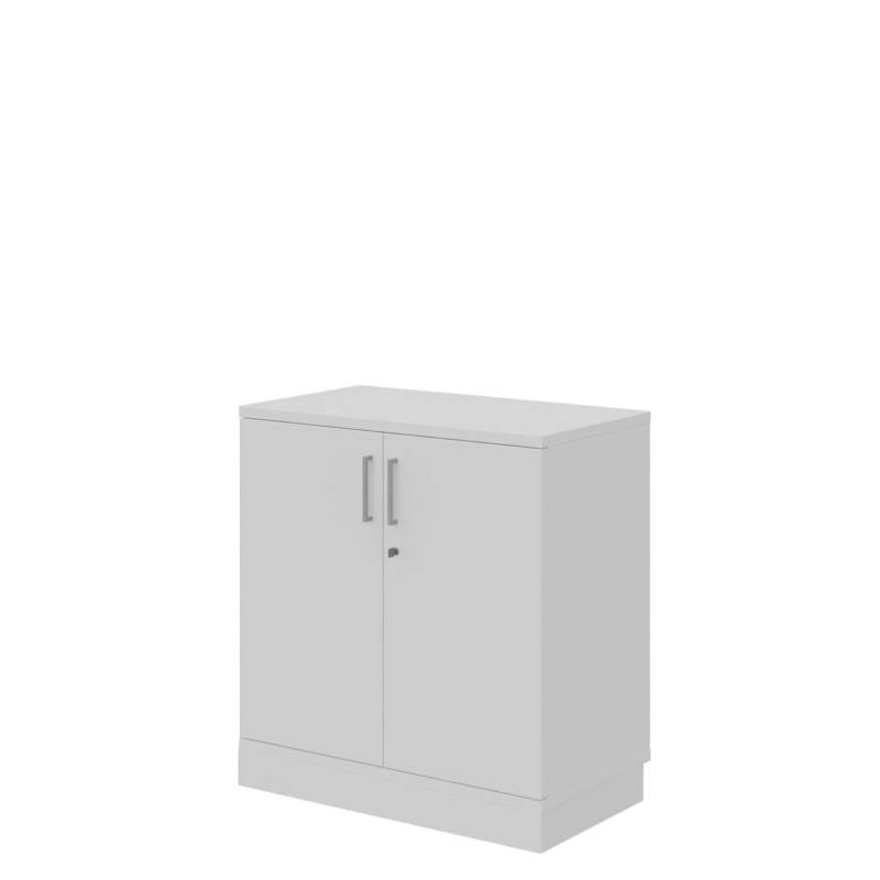 Office Xtra kontorskab med 2 hylder 830x800mm hvid