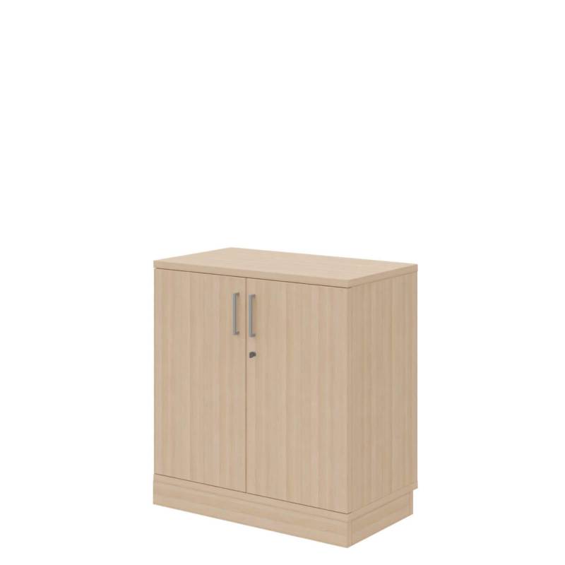 Office Xtra kontorskab med 2 hylder 830x800mm lys eg