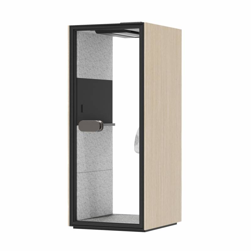 Telefonboks til 1 person h&oslash;jrevendt