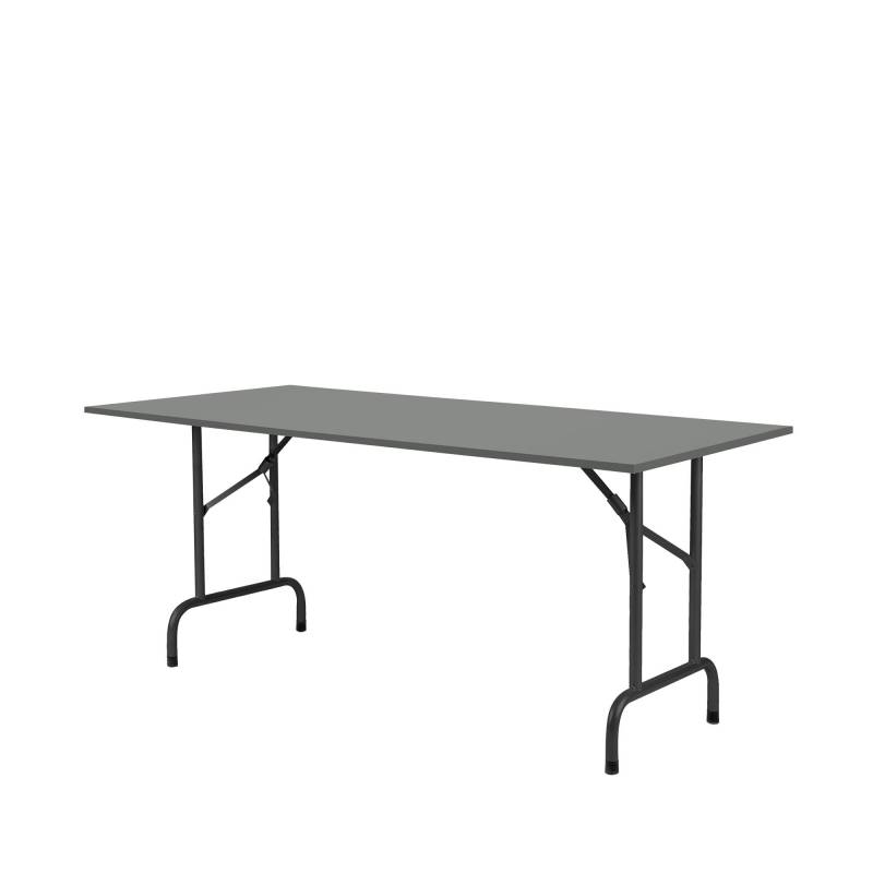 Stabelfix+ klapbord 140x80cm antracit med sort stel