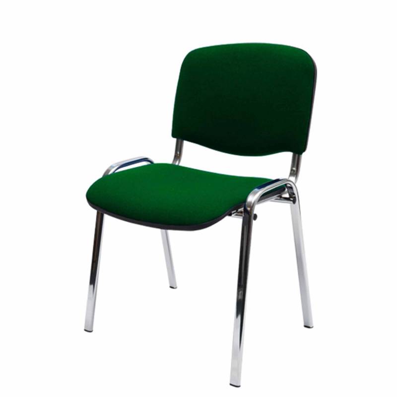 Office Comfort Basic stol med blankt stel - Grøn