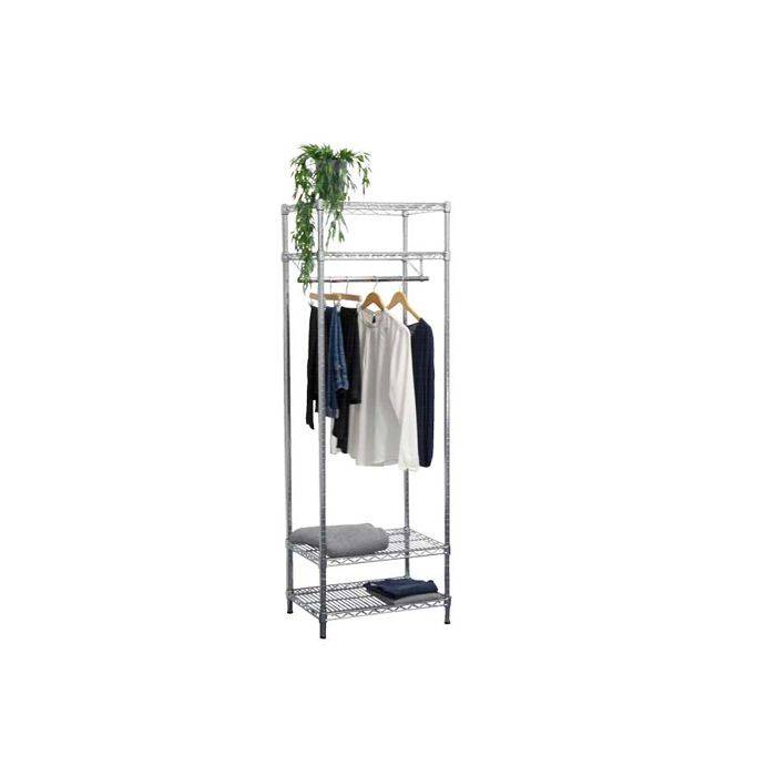 Office Trådreol Wirefix 46x61x200cm stål