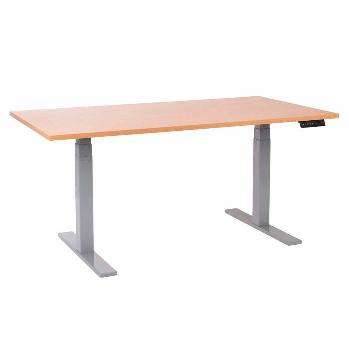Office EP 6000 Hæve sænkebord - Decor laminat 90x180 cm - Bøg