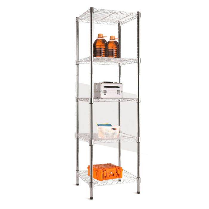 Office Wirefix trådreol 200x61x46cm stål