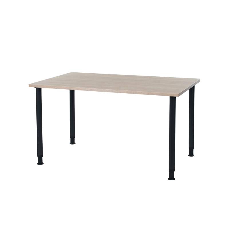 Oporto Futura kantinebord, 130x80 cm, sort - Eg