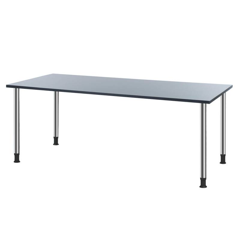 Oporto Futura kantinebord, 180x80 cm, blank - Antracit