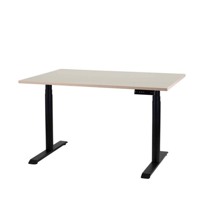 Manager Pro+ EP 5200 h&aelig;ve-s&aelig;nkebord 140x80cm beige og sort