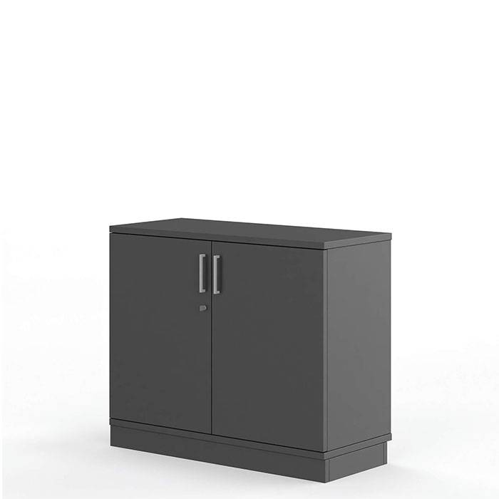 Office Xtra kontorskab med 2 hylder 830x800mm antracit