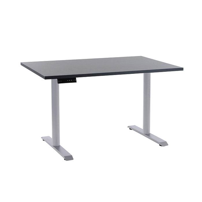 Office EP 3000 hæve sænkebord - Decor laminat 80x140 cm - Antracit