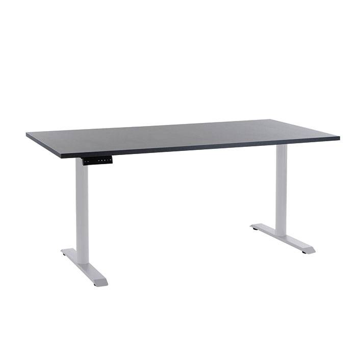 Office EP 3000 hæve sænkebord - Decor laminat 80x160 cm - Antracit