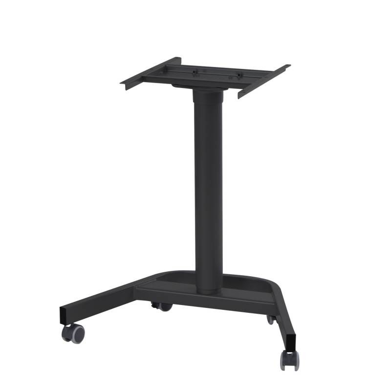 H&aelig;ve-s&aelig;nke stel Single Lift med gascylinder og hjul sort