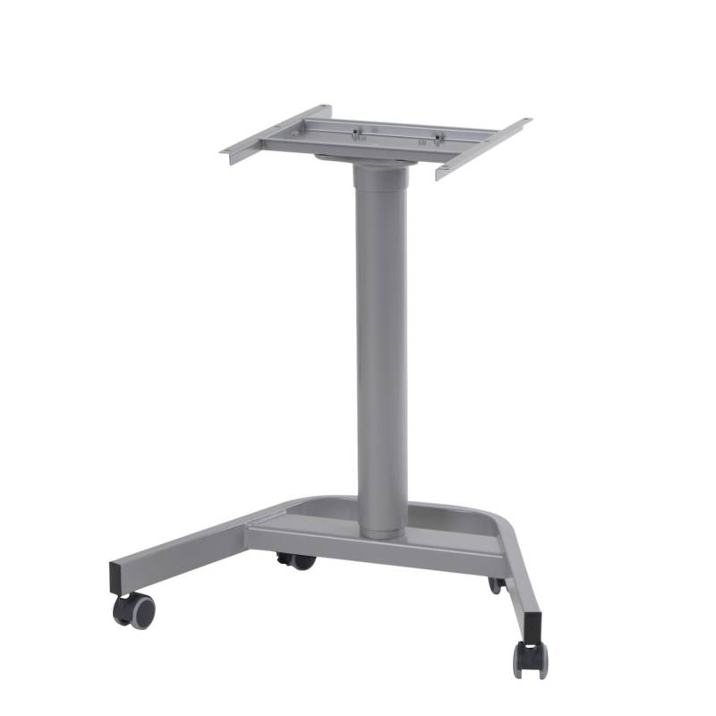 H&aelig;ve-s&aelig;nke stel Single Lift med gascylinder og hjul aluminium