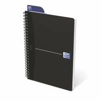 Oxford Office Smart notesbog A5 90g kvadreret sort 