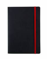 Oxford Black n'Red Business Soft Cover notesbog A5 linieret sort