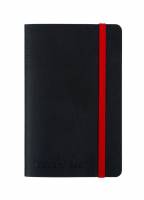 Oxford Black n'Red Business Soft Cover notesbog A6 linieret sort