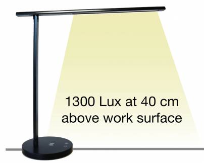 Køb Unilux Diva LED skrivebordslampe 7W sort » pris