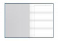 Oxford Original indbunden notesbog A5 linieret blå