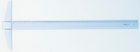Linex D365PM skolehovedlineal 65cm med dobbelt tuschkant