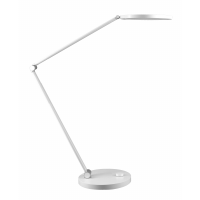 Unilux OMEGA LED kontorlampe med flexarm hvid