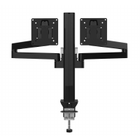 Unilux AXIO double monitorarm 373x928mm sort