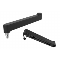 Unilux sk&aelig;rmarm mekanisk 372x927mm til Axio monitorarm sort