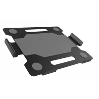 Unilux Laptop st&oslash;tte 370x925mm til Axio monitorarm sort