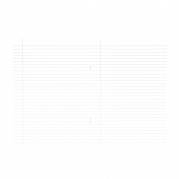 Bantex skoleh&aelig;fte A4 32 linjer lys brun