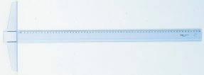 Linex D365PM skolehovedlineal 65cm med dobbelt tuschkant