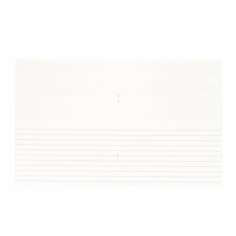 Bantex skoleh&aelig;fte 17X21cm med 11 linjer orange