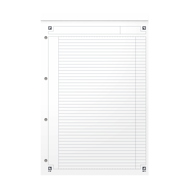 Oxford International NotePad A4+ linieret