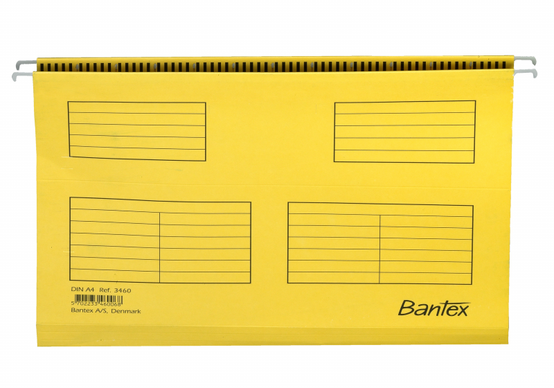 Bantex Flex hængemappe A4 gul