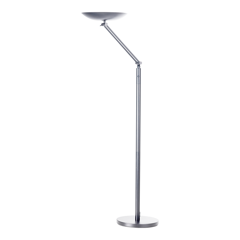 Unilux Varialux Uplight LED gulvlampe 183-192cm sølv