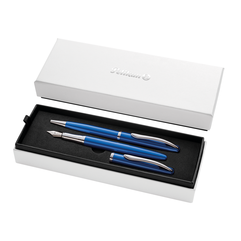 Pelikan Jazz Noble Elegance sæt med fyldepen og kuglepen saphire