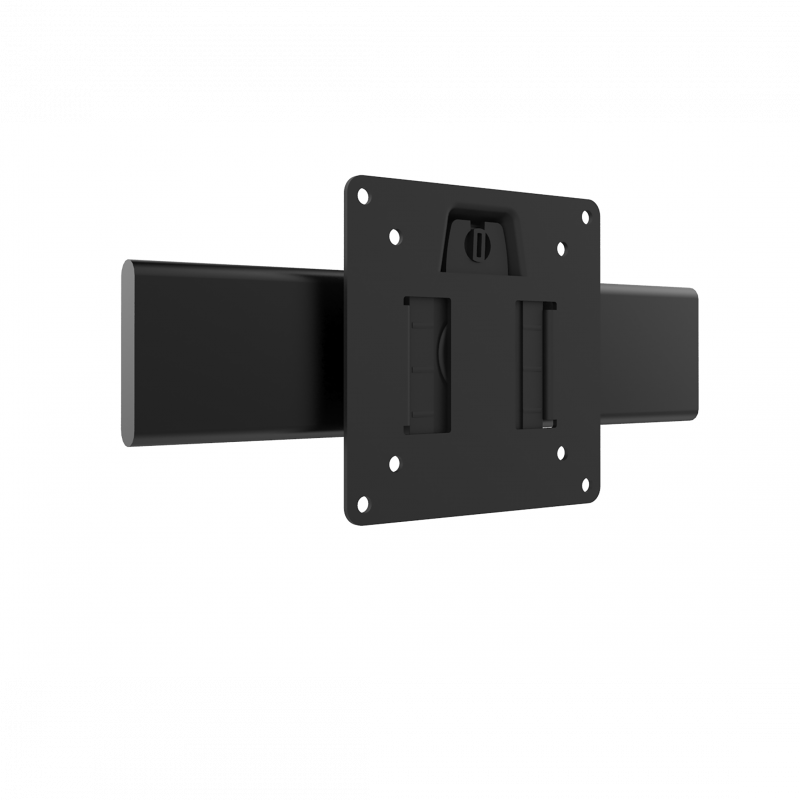 Unilux enkel sk&aelig;rm krydsbar 369x924mm til Axio monitorarm sort