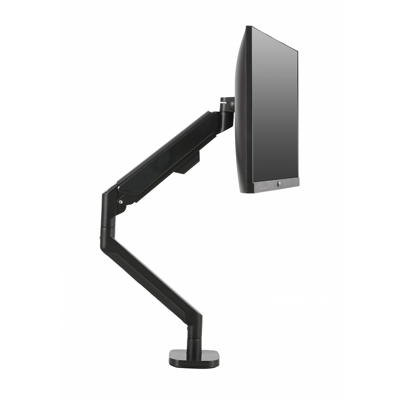 Unilux VALIO monitorarm single med gasfjeder sort