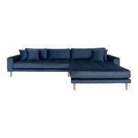 Lido loungesofa 290x170cm h&oslash;jrevendt bl&aring;
