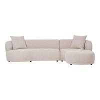 Kingston loungesofa 294x175x69cm h&oslash;jrevendt natur