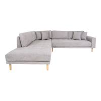 Lido hj&oslash;rnesofa 257x220cm venstrevendt gr&aring;