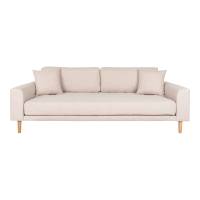 Lido 3 personers loungesofa 210x93x76cm sand